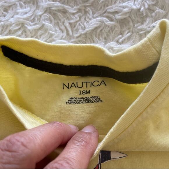 Nautica Yellow Sailboat T-Shirt - Picture 3 of 5